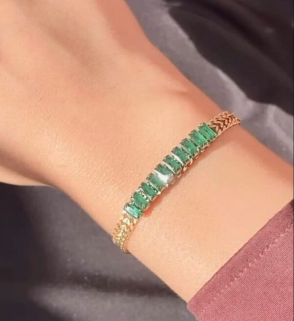 Green Chain Bracelet