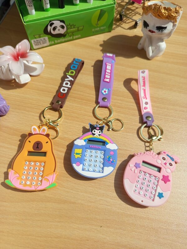 Mini Calculator Keychain