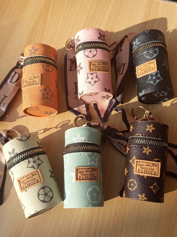 Mini keychain pouches