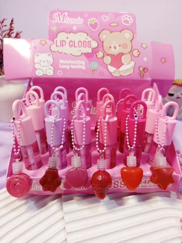 Lipoil with mini lip gloss