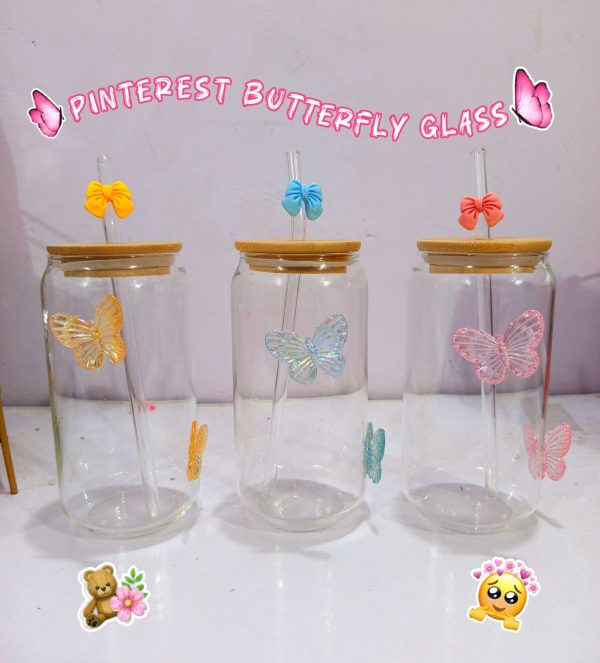 pinterest butterfly glass