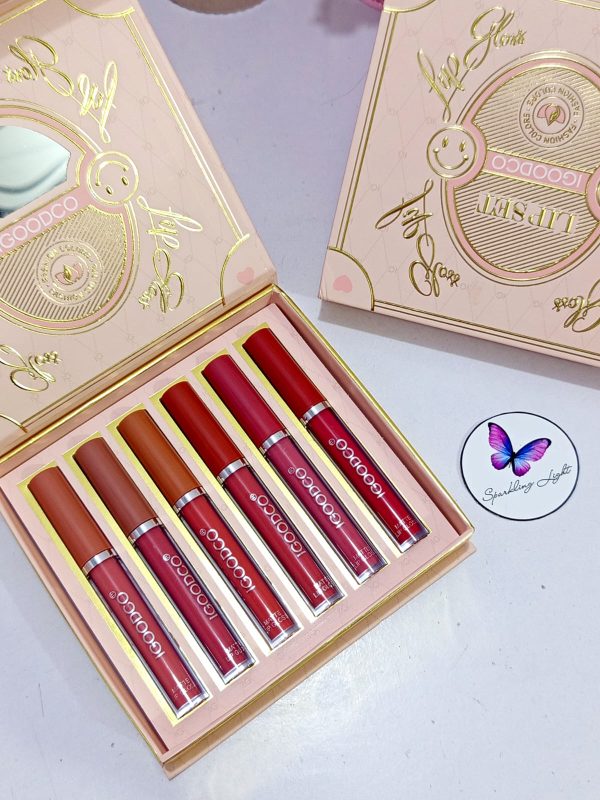 IGOODCO 6 Pcs Matte Lip Gloss Set