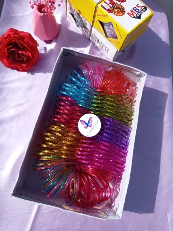 Jelly Bangles | Viral Glass Bangles | 2.4 Size