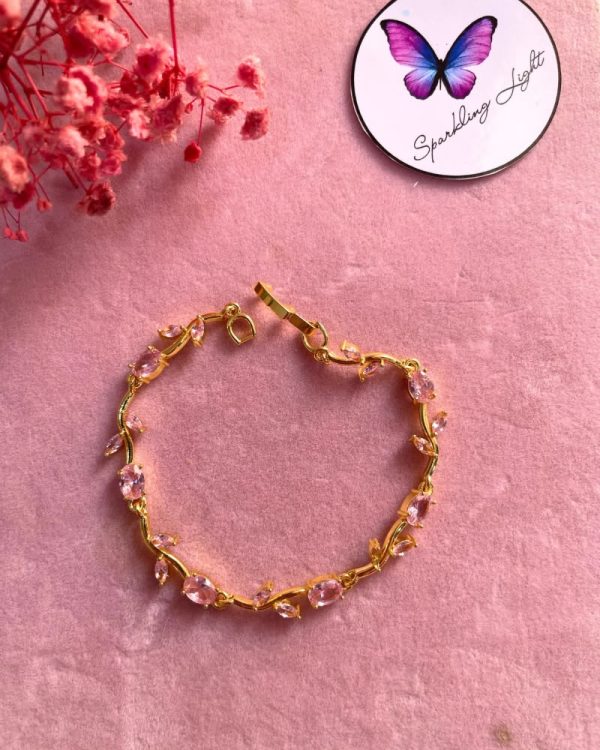 Pink Tulip Bracelet