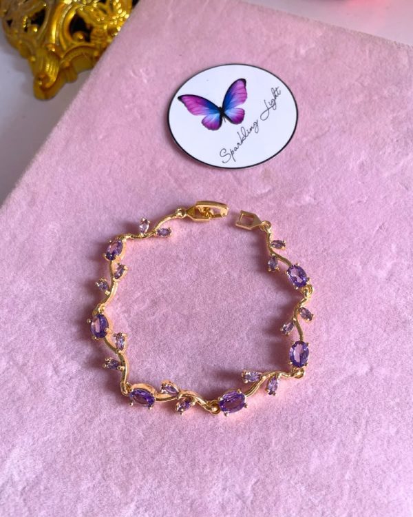 Lavender Tulip Bracelet